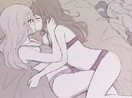 1trans1cis 2cis 2girls 2trans Kissing Lingerie // 1034x770 // 203KB