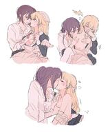 Blush Boob_Holding Boob_Sucking Kissing Maid Undressing Wholesome // 974x1171 // 187KB